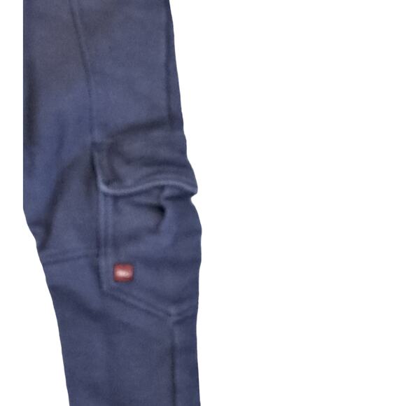Tea Collection Girls Navy Stretch Cargo Pants Size 2 - Picture 7 of 9